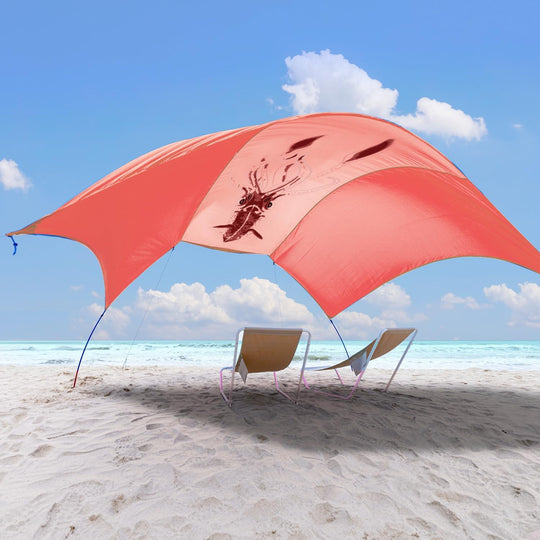 ALYCASO SUN SHADE BURNT CORAL SQUID